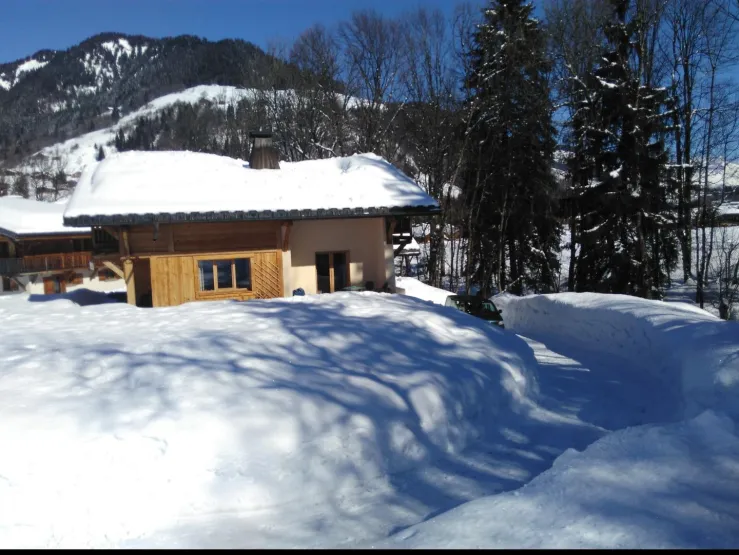 Arrivée au chalet.