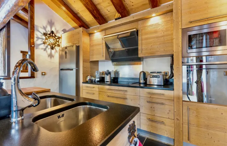 The kitchen 