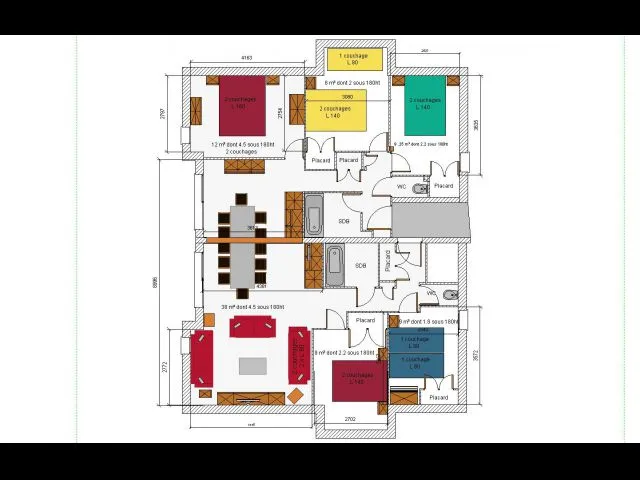Plan de l'appartement