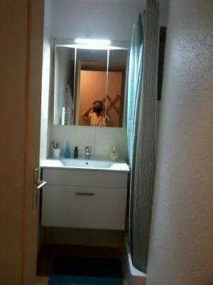 Bathroom with shower (separate WC).