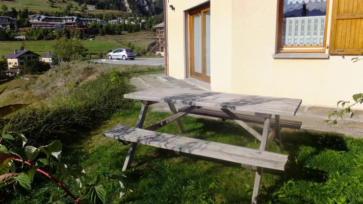 Vue sur l'espace jardin