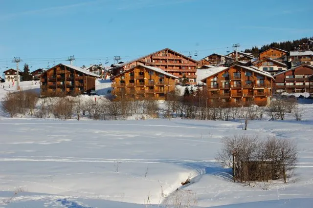 au premier plan chalet cristal 2 le plus avancé sur la droite de la prise de vue.