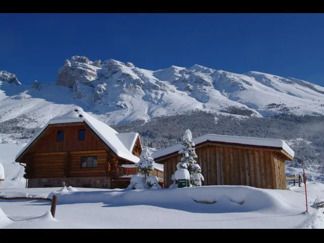 Le chalet en hiver coté OUEST