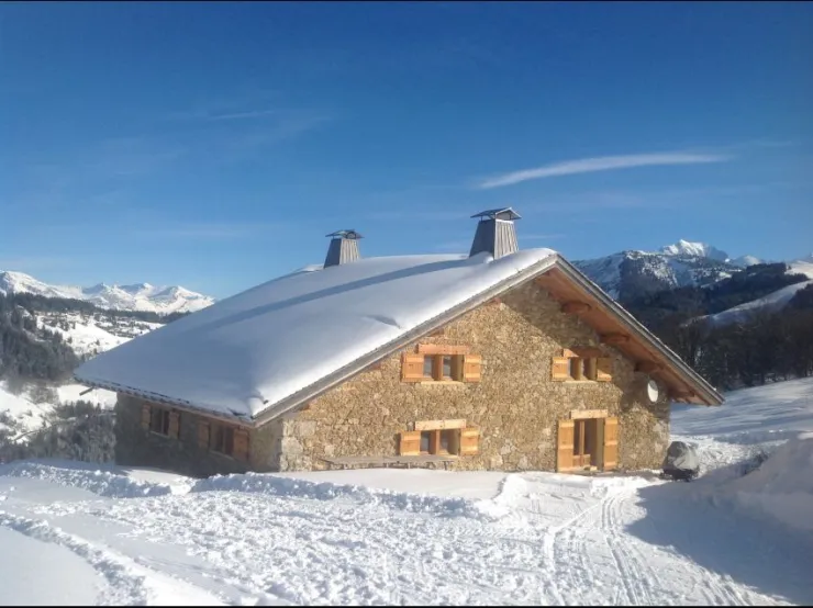 Arrivée au chalet 