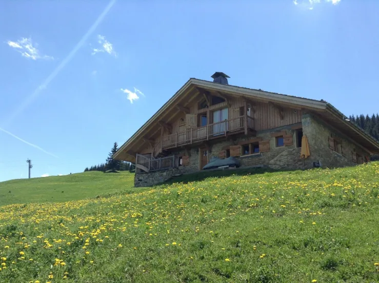 Vue avale du chalet