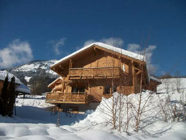 CHALET  sous la neige