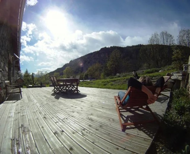 50 m² de terrasse en méléze des Hautes Alpes !