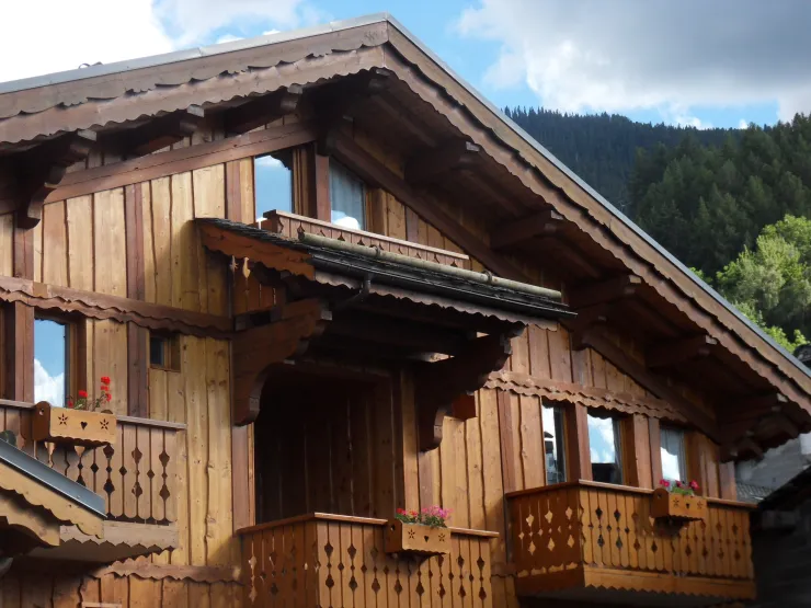 Saboïa chalet, right balcony