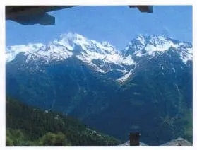 Summer view from balcony