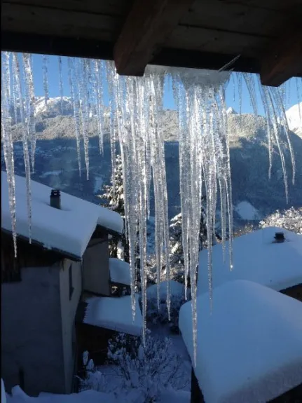 hiver très froid l'année de la photo