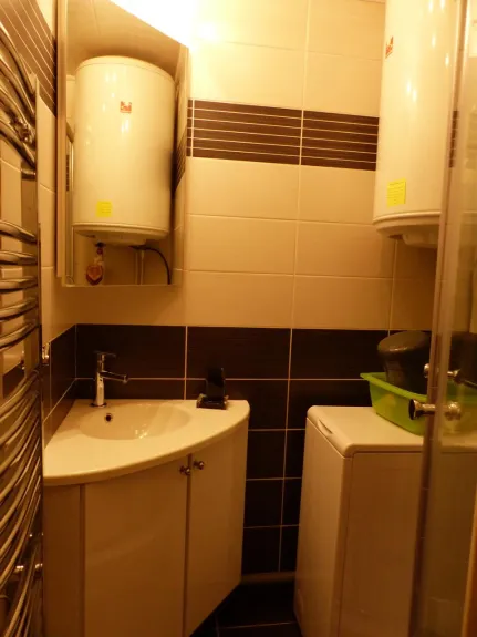 la salle de bain avec douche