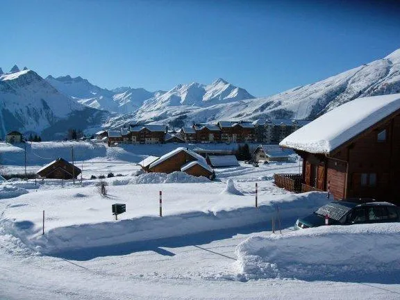General view with the chalet on the right