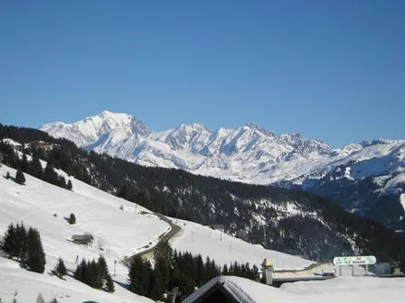 VUE DU BALCON SUR LE MONT BLANC