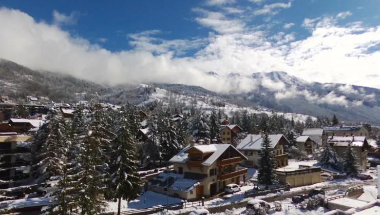 Chalet en hiver
