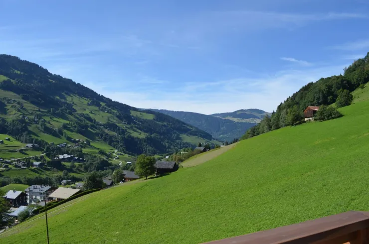 View of the balcony on the collar of "les saisies" (looking North)