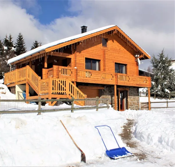Chalet " Le samoyède" : Soleil et Neige au rendez vous.