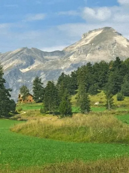 Chalet vu de loin