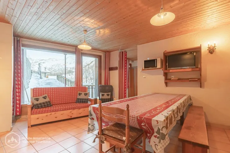 dining-room with sofa