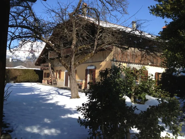 Le chalet en hiver