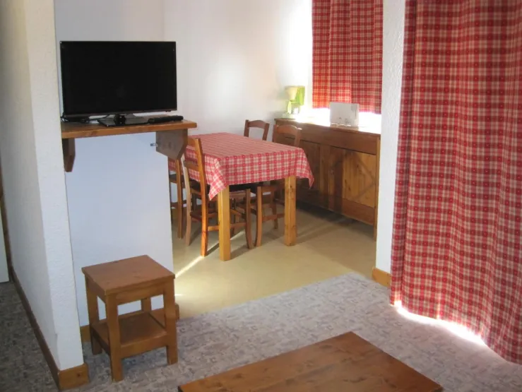 view of the kitchen from the living room