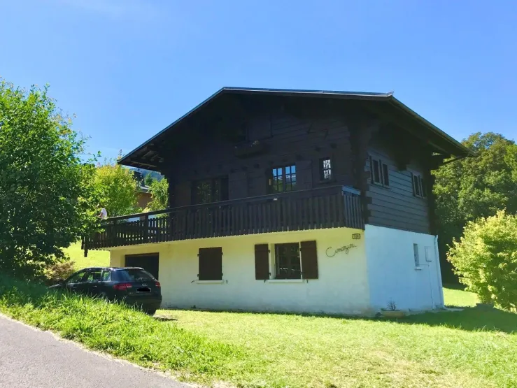 Le chalet en été