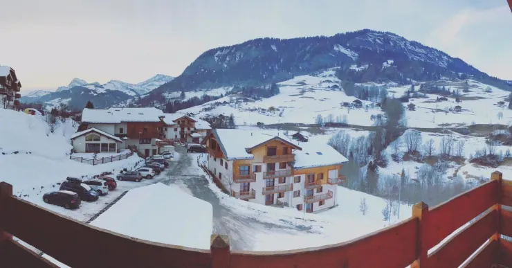 vue panoramique du balcon