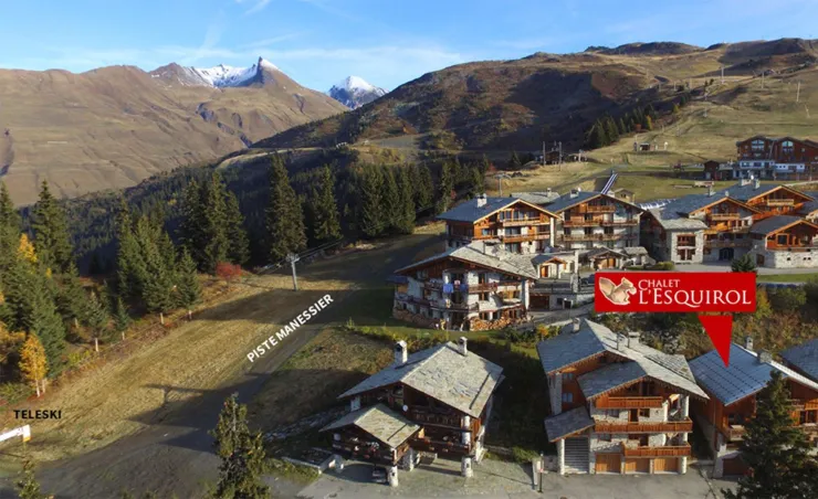 Location of Chalet L'Esquirol (summer) - close to the start of hikes