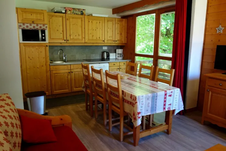 Kitchen and its balcony