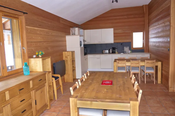 Large dining area for 14 people