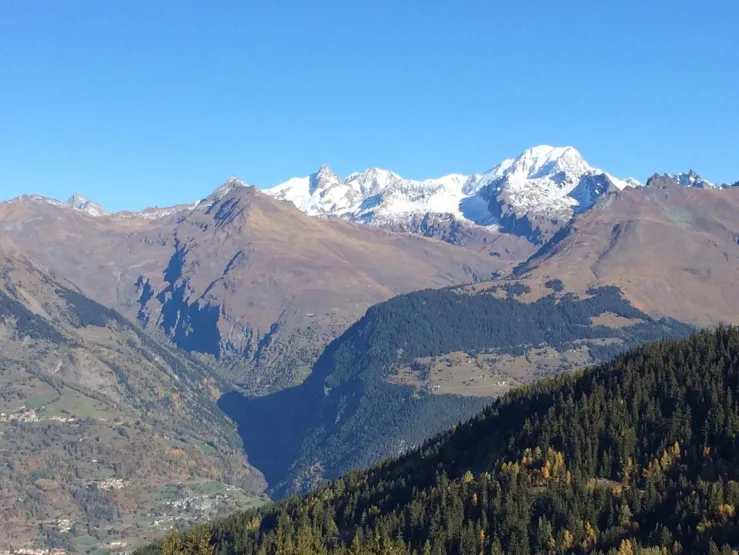 Nice view on the Mont Blanc