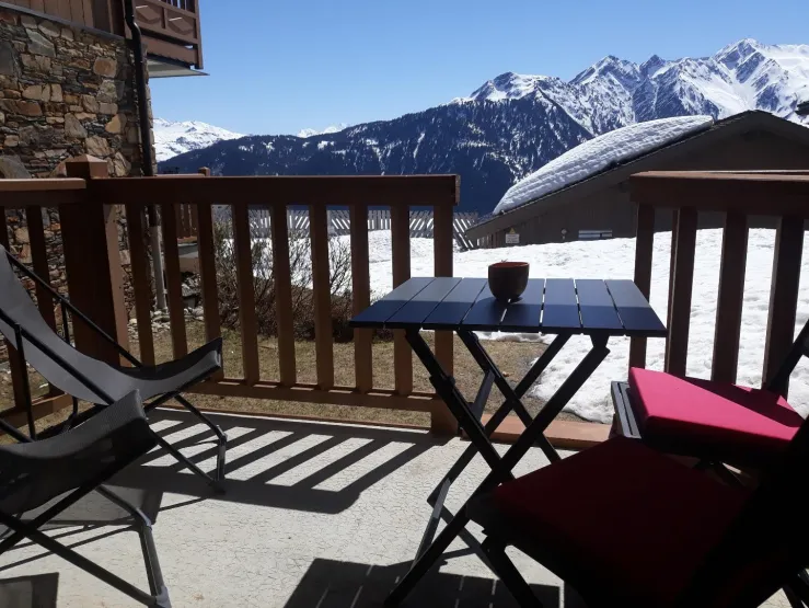 Vue du balcon l'hiver