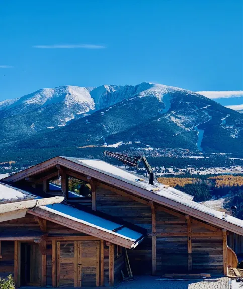 vue du chalet Aguila
