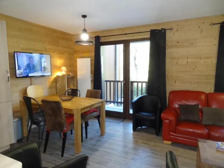 The dining area and lounge area