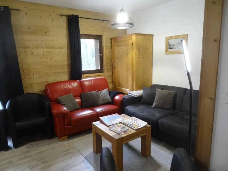 The seating area