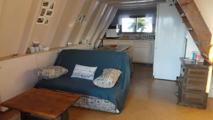 living room & kitchen