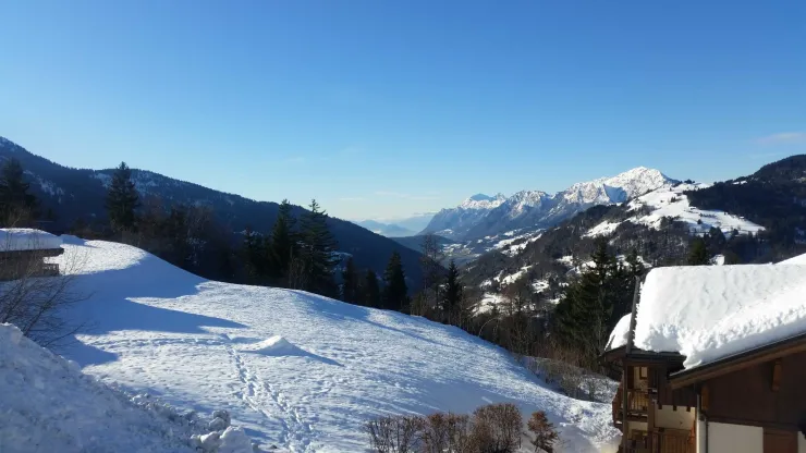 Vue du balcon.