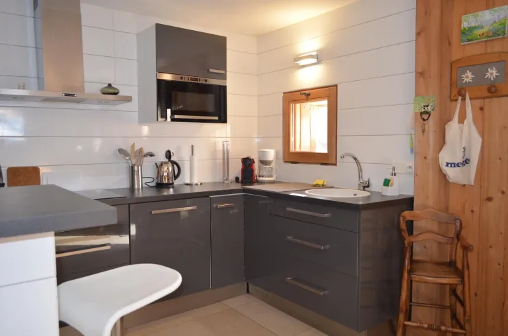 Cuisine américaine avec 2 fours + lave vaisselle + Frigo 
