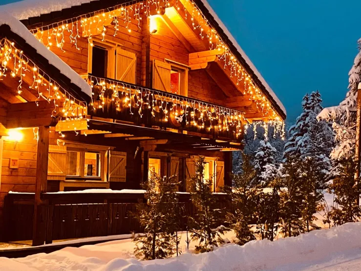 L'entrée du chalet