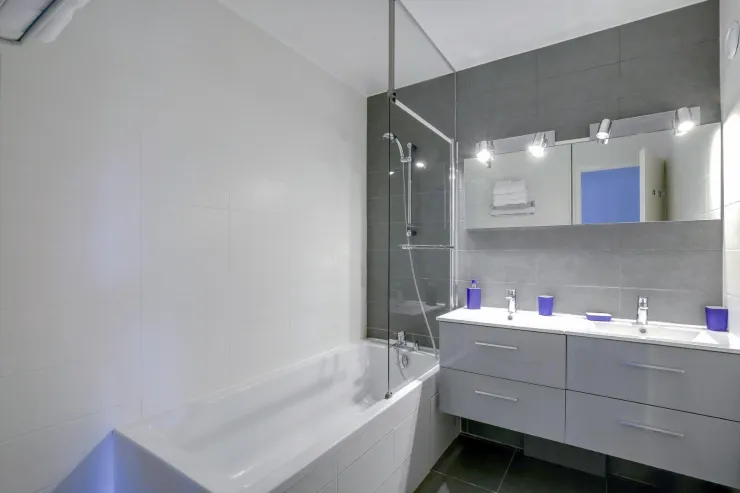 Exemple de salle de bain.