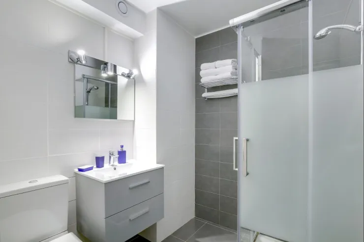 Exemple de salle de bain.