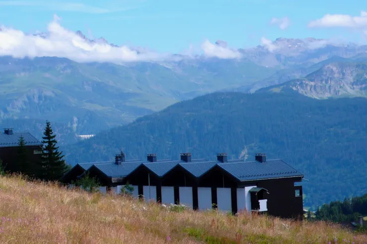 Vue plongeante sur la résidence