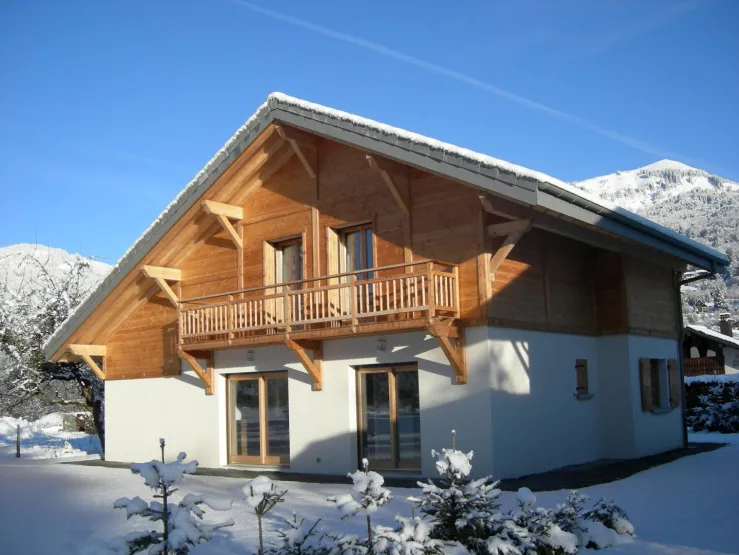 Le chalet en hiver