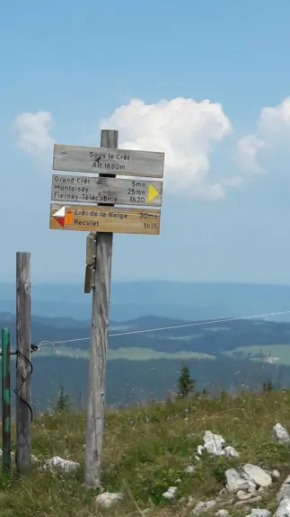 Beaucoup de circuits de randonnée