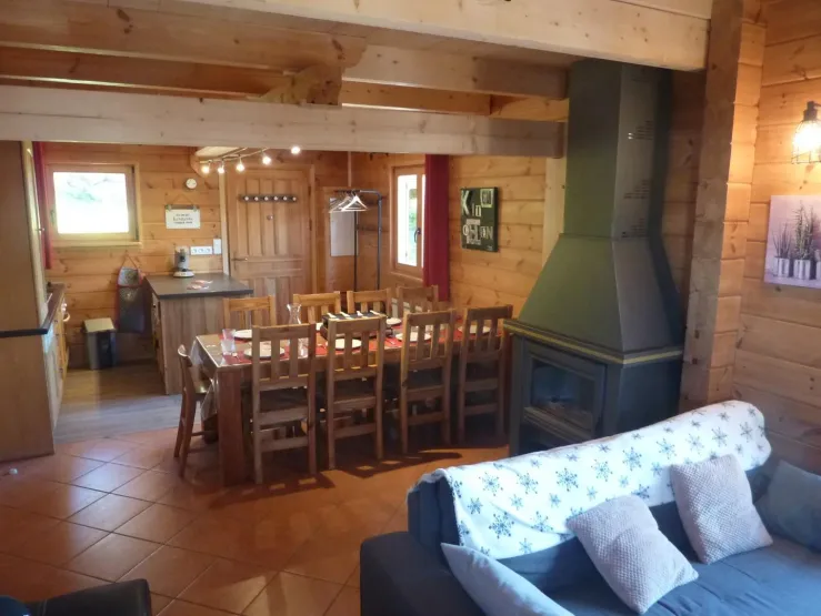 The MATAYA Chalet overlooking the dining area