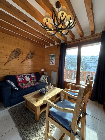 Living room for Christmas at Mountain Lodge (1st floor)