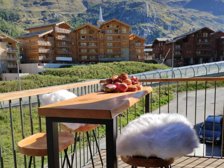View of the kitchen terrace