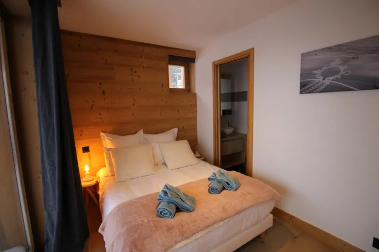 chambre maître avec salle de douche