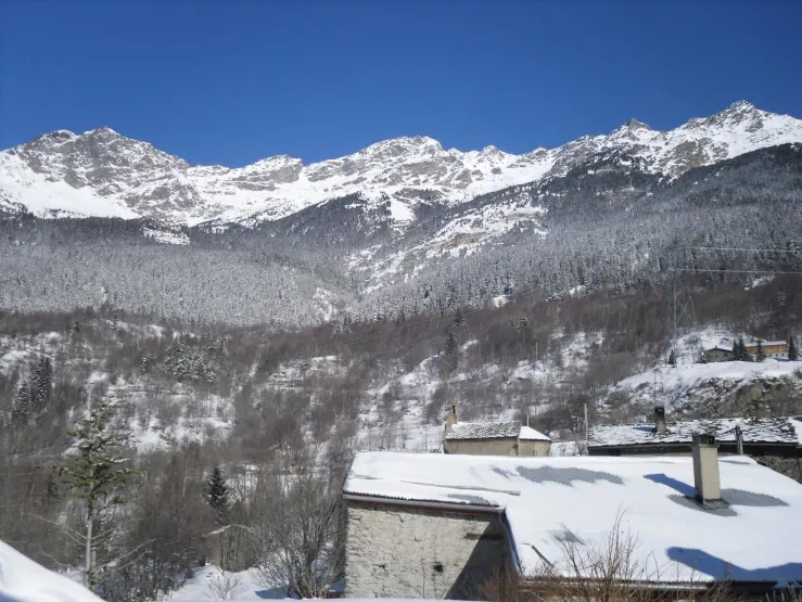 vue de la  maison