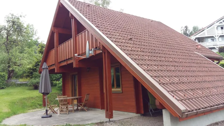 Vue d'ensemble chalet 4 personnes, 2 chambres séparées à l'étage