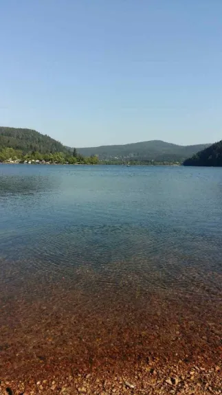 Le lac de Longemer à 1.5 km du chalet,